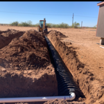 1 Row of leaching chambers