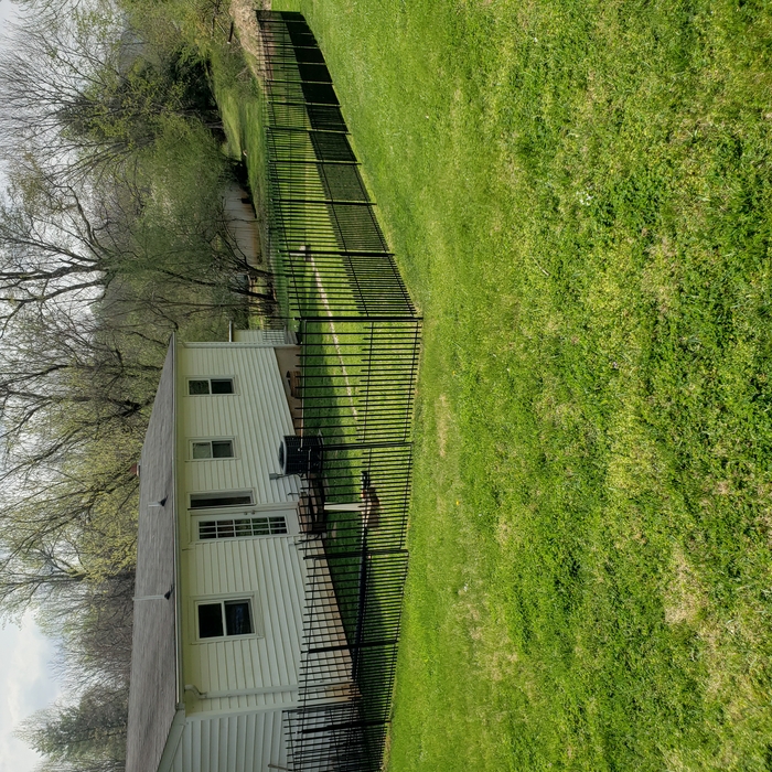 Empire metal fence install completion