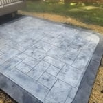 Stamped patio
