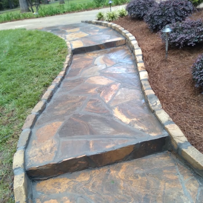 stone walkway
