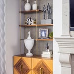Fireplace credenza