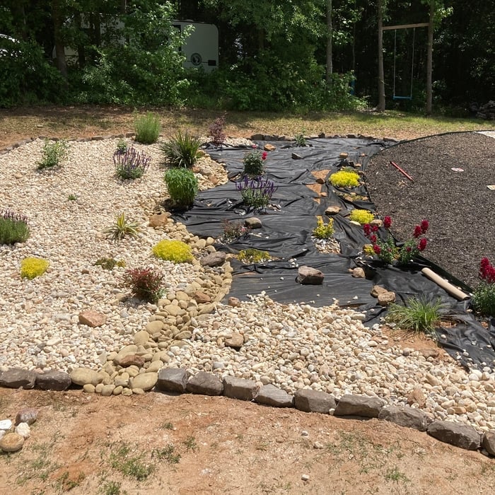 Rock Garden Install 2
