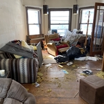 Before Living Room Cleanup