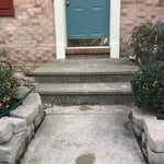 Front sidewalk