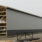 Pole Barn in Process