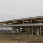 Pole Barn in Process
