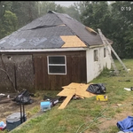 Tear off old roof