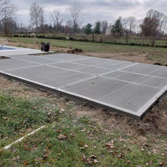 Broom Finish Concrete