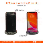 Before & After of an iPhone 11