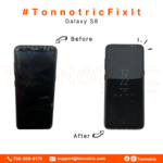 Before & After of an Galaxy S8