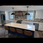 Kitchen/Dining Room LVL Beam open concept