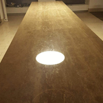 Polished table