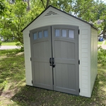 Completed shed