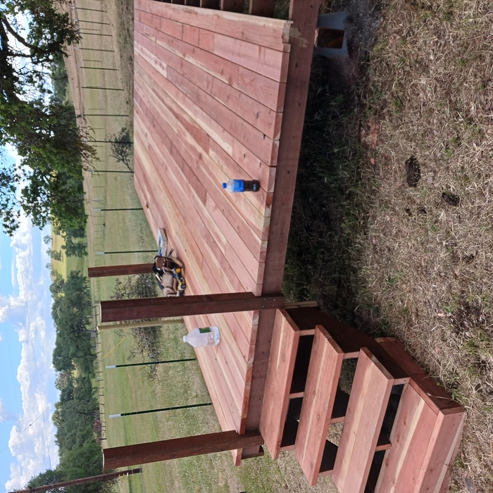 Family ranch deck