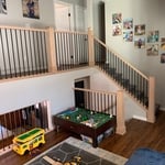 Wood Railing Installation