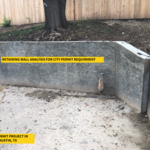 Retaining Wall Evaluation for City Permit
