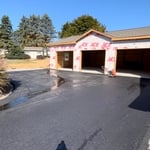 New asphalt driveways