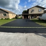 New asphalt driveways