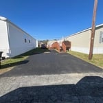 New asphalt driveways