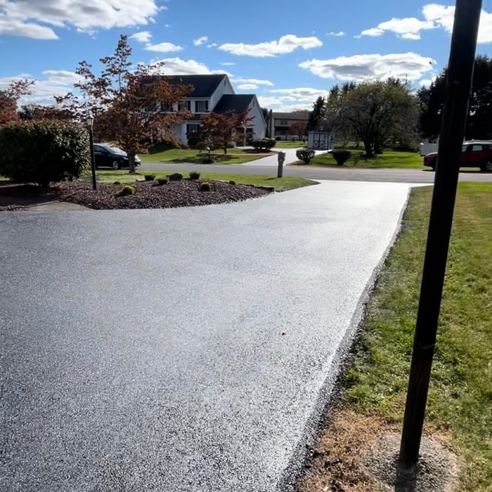 Seal coated driveways