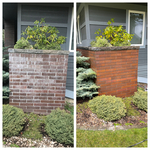 Brick pressure wash