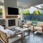 Outdoor patio/kitchen/pool addition