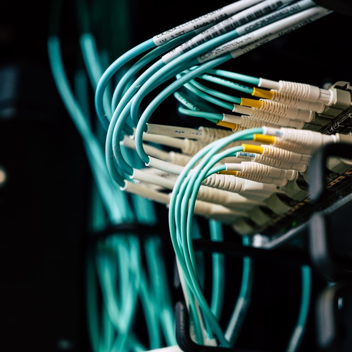 Fiber network rack