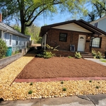 Yard work after