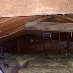 Attic Space before remediation