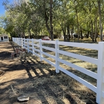 Vinyl Split Rail