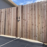 Cedar Double Drive Gate
