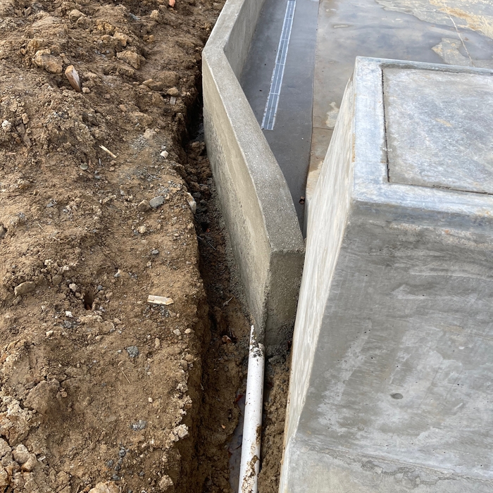 Concrete Diversion Water Wall