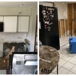 before and after mold