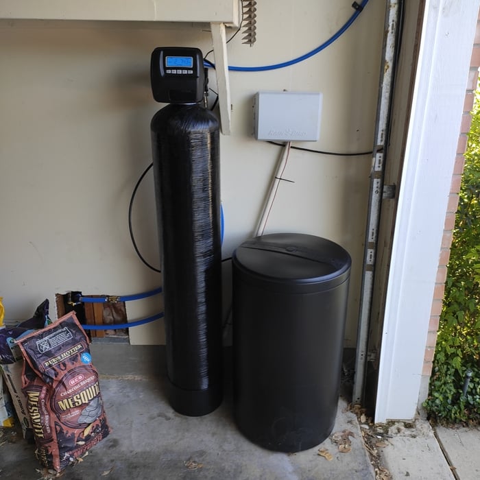 Water softener installation