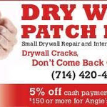 4 hours $395.00 crack repair/patch