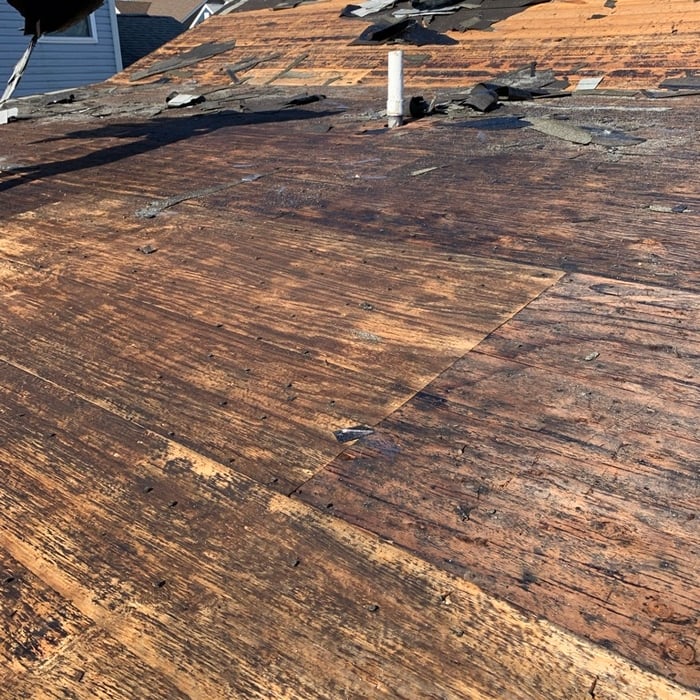 New Shingles and Plywood