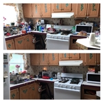 Kitchen initial cleaning