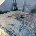 Restaurant dumpster area