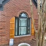 Complete cedar shutters