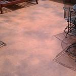 Decorative Overlay With Stain and Bond Kote