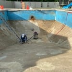 Old Liner and cover before