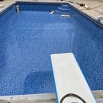 New liner partial installed