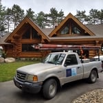 Cabin on the lake Window Cleaning