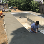 Pool deck