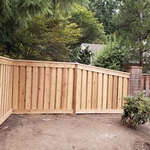 Good neighbor fence with top cap and trim