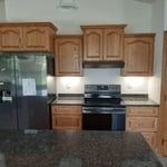 New Oak Cabinets