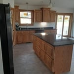 New Oak Cabinets
