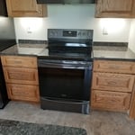 New Oak Cabinets