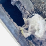 Rooftop dryer vent clog