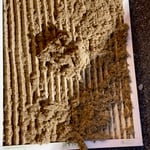 What was on the filter after cleaning
